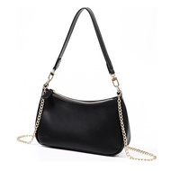 Baguette shoulder bag, simple and versatile chain bag, retro baguette women's bag, crossbody bag.