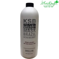KASIBAO KSB BRAZIL ACAI BERRY Hydrolyzed KERATIN Steamer restores severely damaged hair 1000ml (MK)