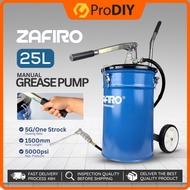 ZAFIRO 25L Oil Pump Hand Operated Manual Pump 5000PSI One Strock lubrication Grease Pump High Pressu