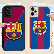 Casing hp For Xiaomi Redmi Note 12 13X 15C Turbo 3 poco X5 M6 F7 F6 F5 DK-63 FC Barcelona Logo