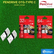 PENDRIVE OTG-TYPE C 32GB|64GB