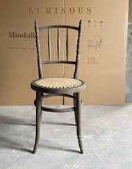 法式復古中古Vintage做舊超靚進口白橡木藤面中古vintage單人椅,餐椅. 70L X 43D X 97H CM