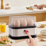 Stainless Steel Egg Cooker Small Mini Portable Egg Cooker Kitchen Egg Steamer Home Breakfast Machine