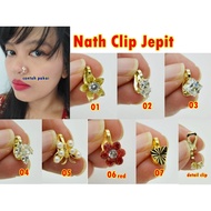 Nath Clip Indian Nose Ring Nose Clip/