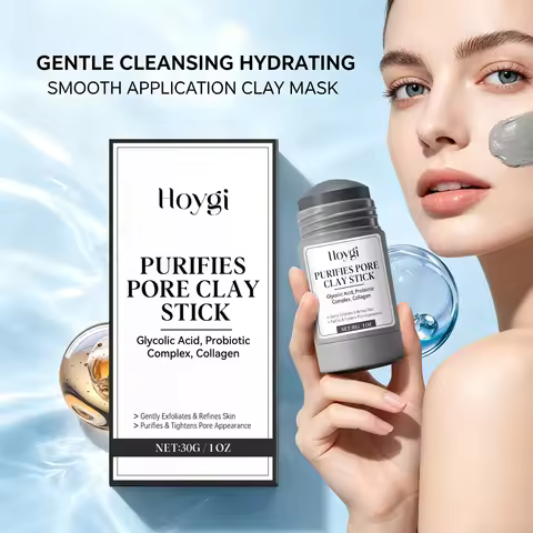 Pore Purifying Clay Mask Stick Blackhead Remover Pore Minimizing Deep Cleaning Brightening Skin Glyc