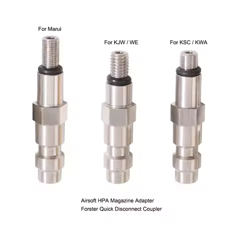 HPA Marui KJW/WE KSC/KWA 8mm Disconnect Male Quick Coupler Gas Filling Adapter For Air Paint Soft Ba