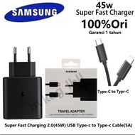 Samsung Type C Fast Charging Charger Original 45Watt Original 100% 25 Watt Type C to Type C Charger 