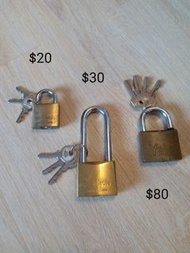 二手鎖頭 Yale & Tri circle padlocks