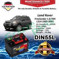 Münster Robust MF CMF DIN55 | DIN55L | 55559 55AH Car Battery Bateri Kereta Land Rover Freelander 1.