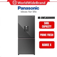 [TANGKAK]PANASONIC NR-BW530X 500L PRIME+ EDITION PREMIUM 2 DOORS REFRIGERATOR NR-BW530XMMM/NR-BW530H