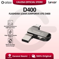 FLASHDISK LEXAR JUMPDRIVE D400 Dual Drive OTG Type-C 128Gb 256GB USB 3.2