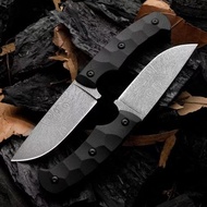 Chief And Samurai Straight Fixed Blade Knife 9Cr18Mov Bl