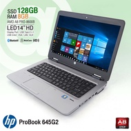โน๊ตบุ๊ค HP Probook 645G2 / AMD Pro A8 8600B Chip R6 Radeon Graphics / RAM 8GB / SSD 128-256GB / WiFi / Bluetooth / Webcam / สภาพดี USED Laptop By Artechsolution