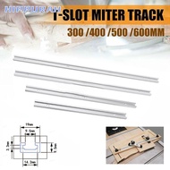 HIPPURAH 1Pcs T-Track, T Slider Fixture Slot Slide Slide Guide Rail T-Slot Track,  300-600mm Alumini