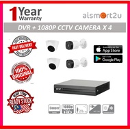 4 Channel DVR + 4 x FULL HD 1080P CCTV CAMERA
