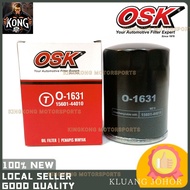 OSK OIL FILTER O-1631 15601-44010 FORD RANGER MAZDA FIGHTER DAIHATSU V99 V116 TOYOTA LN106 LN166 MIN