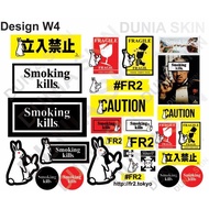 Rimowa Suitcase Sticker/Travel Label Design W4 FR2 - Fucking Rabbit edgerunner