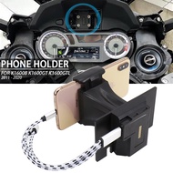 Motorcycle GPS Phone Navigation Bracket USB Charger Holder Mount Stand For BMW K1600GTL K1600GT K1600B K 1600 B GT GTL 2