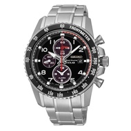 Karnvera Shop Seiko นาฬิกาข้อมือผู้ชาย Solar Chronograph Stainless Steel Bracelet Watch SSC271