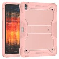 Pink Military Grade Anti-Drop Rugged Apple Pink Anti-Drop Folding Bracket Tablet Protective Cover Fa