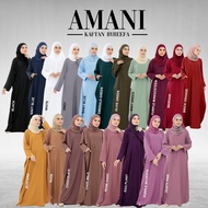 KAFTAN AMANI BYREEFA 🟧 jubah labuh muslimah nursing freindly hitam putih kaftan murah selesa BERPOKET