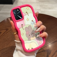 Casing For OPPO A16 A16s A54s Case Casing Cartoon apple pattern hp Cesing soft Silicone Softcase Mac