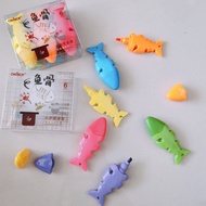 CS-H729A Fish Shape Mini Highlighter (6 Colours per Set)