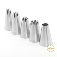 New 1M 2F 2D 6B 2A nozzle tip for cake icing, buttercream, pastry decoration New Nozzle Tip 1M 2F 2D