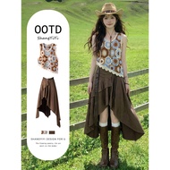 Xinjiang Bohemian Suit - Prairie Wasteland-Inspired Travel Outfit