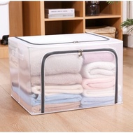 Vc - STORAGE BOX 66 liters Double Zipper Large Box 66L DBL TRANSPARENT