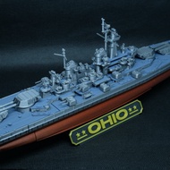Zettonn Hobby HZ1 [Assembled Model] Battleship World BB-68 USS Ohio American BB-68 Ohio Battleship