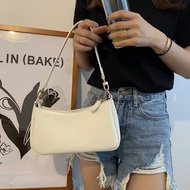 Bag Baguette Underarm Bag Simple All-Match Chain Retro Baguette Female Bag Messenger Bag