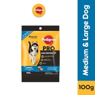《inventory》 GWP PEDIGREE PRO High Protein Adult - Dog Dry Food (1-Pack) 100g. Dog Food for Medium L