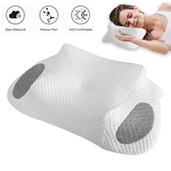 Cervical Memory Foam Pillow, Butterfly Ergonomic Pillow Double Layer Cervical Neck Support Pillows, 