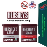 Hershey's Cocoa 100% Cacao Natural Unsweetened Special Dark Cocoa Powder Halal 226g