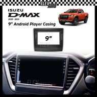 Isuzu D-Max Dmax D Max XTerrain 2020 - 2025 Android Player Casing 9" with Player Socket 2021 2022 20