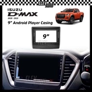 Isuzu D-Max Dmax D Max XTerrain 2020 - 2023 Android Player Casing 9" with Player Socket 2021 2022