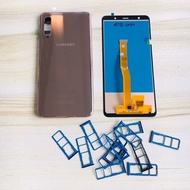 Combo Bộ Vỏ Sườn + Màn Hình Samsung A7 A750 (2018) Zin Hàng Cao Cấp (tặng khay Sim)
