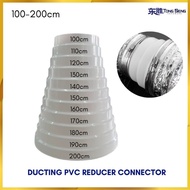 PVC DUCTING HOSE REDUCER CONNECTOR FOR VENTILATION 80CM -200CM /100CM -200CM /140CM-180CM