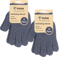 Yiclick Heavy Exfoliating Gloves, Exfoliating Body Scrubber for Bath Shower Exfoliation, Body Scrub 