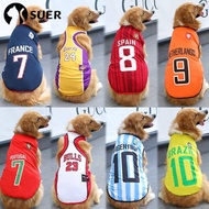 SUERHD Dog Sport Jersey, Medium Breathable Dog Vest, Summer Large 4XL/5XL/6XL Puppy T-Shirt
