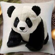 1/2/4pcs Ultra-Soft 17.7x17.7inch Giant Panda Pillow Cover - 100%Polyester, Realistic Animal Design 