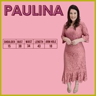 ✪ ✺ ┻ melody  Fashion OLD ROSE DRESS COLLECTION XL wedding ninang dress formal dress plus size dres