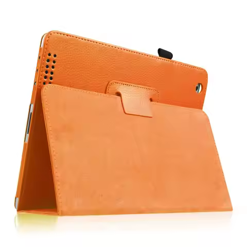 For iPad 4 Case Model A1458 A1459 A1460 Folio Flip PU Leather Cover for iPad 4 with Retina DISPLAY i