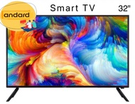andard Smart TV 32 นิ้ว โทรทัศน์ สมาร์ททีวี LED ราคาถูก Wifi FULL HD Android TV รับชม YouTube/lnternet สามารถเชื่อมต่อกับอินเทอร์เน็ต