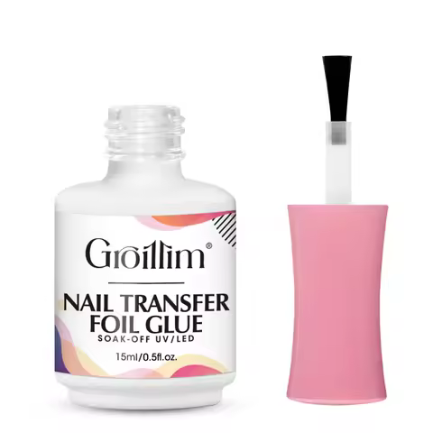 Nail art foil glue, a nail glue transfer adhesive for foil stickers, suitable for DIY nail art, requ