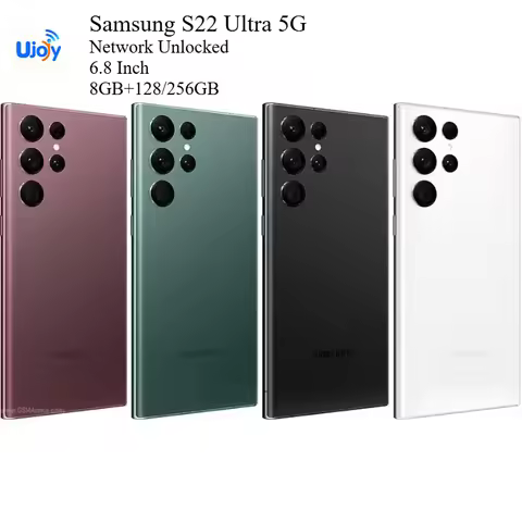 Samsung S22 Ultra 5G Network Unlocked Mobile Phone 6.8 Inch High Definition Cellphone 8GB+128/256GB 