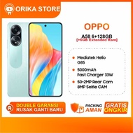 Oppo A58 4G 6/128GB [+6GB Extended RAM] Garansi Resmi Indonesia 1 Tahu