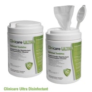 ทิชชู่เปียกฆ่าเชื้อ ยี่ห้อ Clinicare Ultra เกรดโรงพยาบาล 180 แผ่น