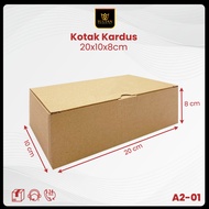 Packaging Box - Uk Cardboard Box 20x20x8 Cm - Plain Brown Cardboard Packaging - A2-01